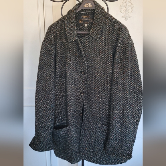 Vintage Studio Donegal Hancrafted & Handwoven Wool Coat - Picture 4 of 15